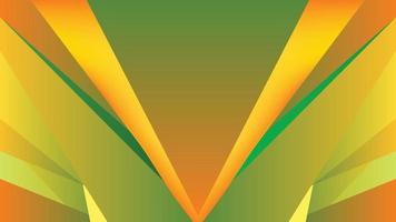 attività commerciale presentazione giallo verde astratto moderno sfondo con geometrico forme vettore