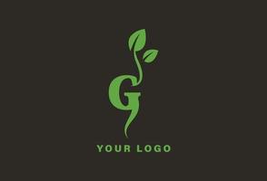 modello di progettazione del logo della lettera g vettore