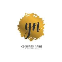 sì iniziale grafia e firma logo design con cerchio. bellissimo design manoscritto logo per moda, squadra, nozze, lusso logo. vettore