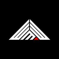 wmw lettera logo creativo design con vettore grafico, wmw semplice e moderno logo nel triangolo forma.