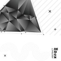 triangolo astratto. Triangoli 3d. carta da parati moderna. illustrazione vettoriale