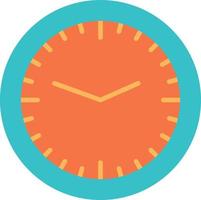 orologio ufficio tempo parete orologio piatto colore icona vettore icona bandiera modello