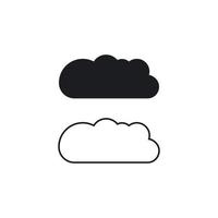 nube tecnologia logo vettore
