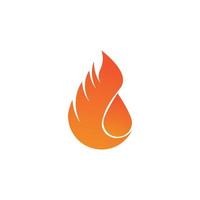 fuoco fiamma logo vettore