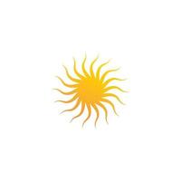 logo di illustrazione del sole vettore