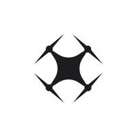 vettore logo drone