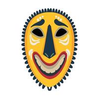 vettore illustratore di carnevale maschera