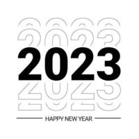 2023 sociale media design semplice idea vettore