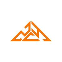 zcy lettera logo creativo design con vettore grafico, zcy semplice e moderno logo nel triangolo forma.