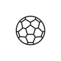 calcio palla o calcio icona vettore logo simbolo modello