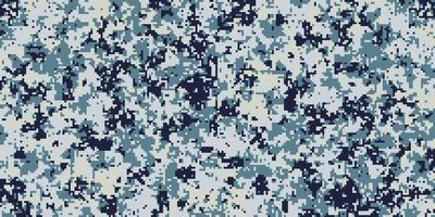 pixel camuffare per un' soldato esercito uniforme. moderno Camo tessuto design. digitale militare vettore sfondo.