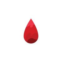 icona del vettore del donatore di gocce di sangue