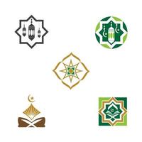 moschea vettore icona illustrazione design