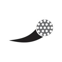 golf icona vettore illustrazione design logo