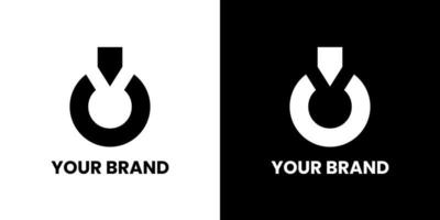 v logo per elettronico marca identità design moderno minimalista elegante semplice creativo idea vettore