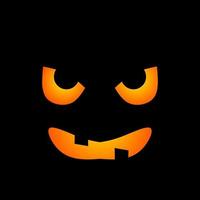 illustrazione vettore grafico di cartone animato viso personaggio Jack via lanterna Halloween