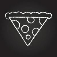 disegno a gesso per pizza vettore