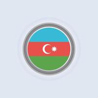 illustrazione di azerbaijan bandiera modello vettore
