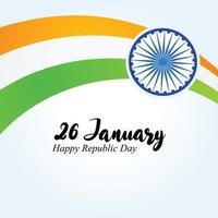 India repubblica giorno 26 gennaio indiano sfondo vettore