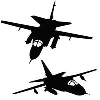 bombardiere ariplano silhouette vettore design