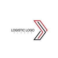 logistica logo design simbolo vettore