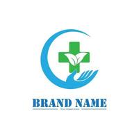 design del logo sanitario vettore