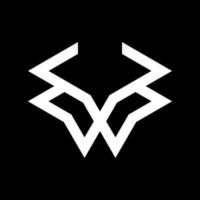 lettera w logo design. il branding identità aziendale vettore w icona e logo.