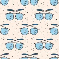 occhiali da vista seamless pattern vettore
