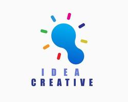 digitale idea creativo design modello vectorint vettore