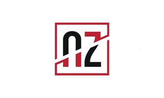 lettera nz logo professionista vettore file professionista vettore