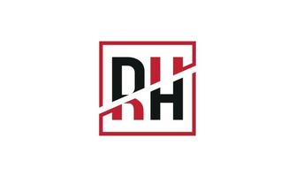 lettera rh logo professionista vettore file professionista vettore
