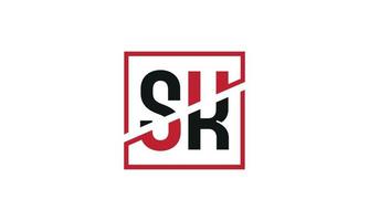 lettera sk logo professionista vettore file professionista vettore