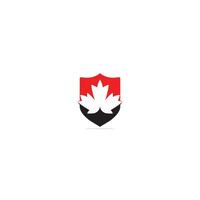 acero foglia logo design. Canada simbolo logo. vettore