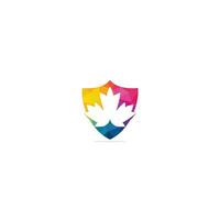 acero foglia logo design. Canada simbolo logo. vettore