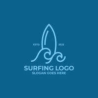 vettore logo surf