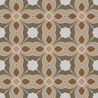 Marrone geometrico senza soluzione di continuità modello con tribale forma. modello progettato nel ikat, azteco, marocchino, tailandese, lusso Arabo stile. ideale per tessuto indumento, ceramica, sfondo. vettore disegno modello