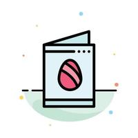 carta uovo Pasqua nozze astratto piatto colore icona modello vettore