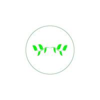 verde foglia icona Immagine illustrazione vettore design naturale