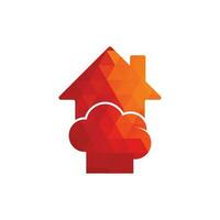casa capocuoco logo design vettore a partire dal creativo combinazione di un' Casa e un' dello chef cappello, bene logo per ristorazione, ristorante, casa cucinando