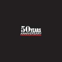 50 anni anniversario celebrazione logotipo, mano scritte, 50 anno cartello, saluto carta vettore