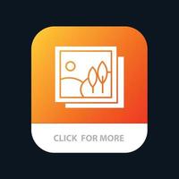 telaio galleria Immagine immagine mobile App icona design vettore