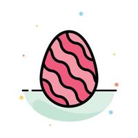 uovo Pasqua natura primavera astratto piatto colore icona modello vettore