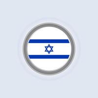 illustrazione di Israele bandiera modello vettore