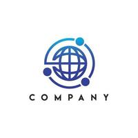 globale logo, globale Tech logo, globo vettore