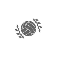 pallavolo logo icona design vettore