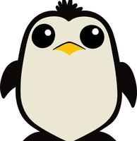 carino bambino pinguino cartone animato illustrazione vettore