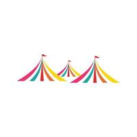 circo logo illustrazione design vettore