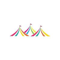 circo logo illustrazione design vettore