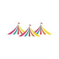 circo logo illustrazione design vettore