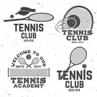 tennis club. vettore illustrazione.